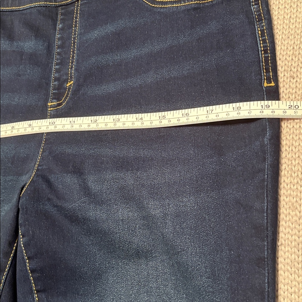 Style & Co Women's Dark Blue Stretch Jeggings Jeans Size XL pre owned - Picture 6 of 11